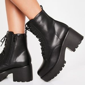Dolls Kill platform boots!